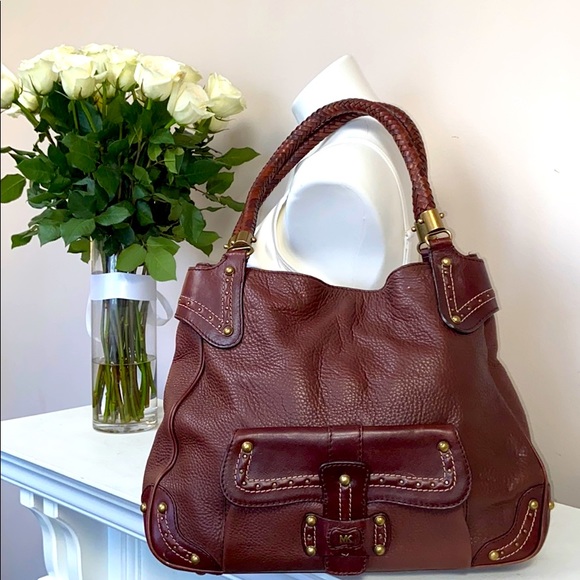 Michael Kors Handbags - Michael Kors Brown Leather Shoulder Bag